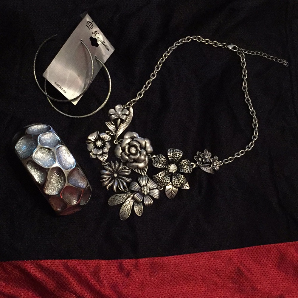 Fashion Jewelry Set, Silver